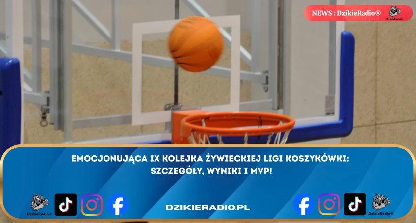 Emocjonująca IX kolejka Żywieckiej Ligi Koszykówki: szczegóły, wyniki i MVP!