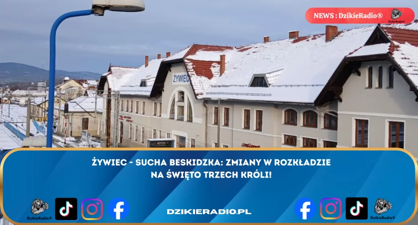 Święta Trzech Króli: Nowy Rozkład na Linii Żywiec – Sucha Beskidzka  - Sprawdź Szczegóły!