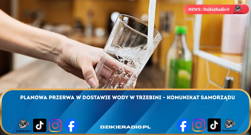 Planowa przerwa w dostawie wody w Trzebini 
