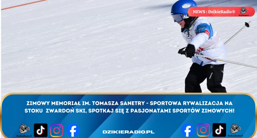 Zimowy Memoriał im. Tomasza Sanetry - Wyzwanie Sportowe na Stoku Zwardoń Ski w Zwardoniu.