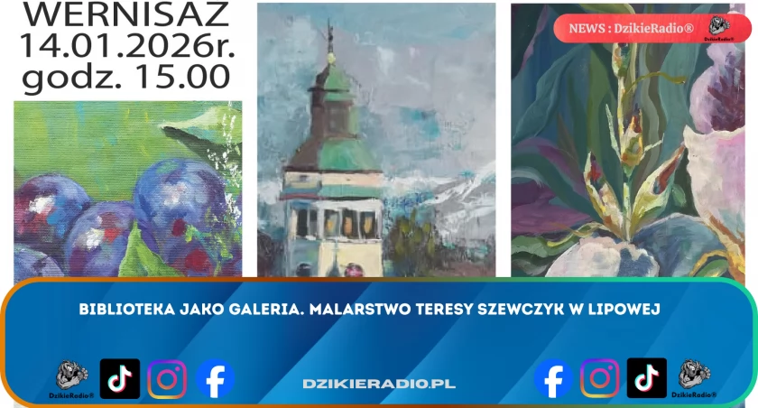 Biblioteka jako galeria. Malarstwo Teresy Szewczyk w Lipowej
