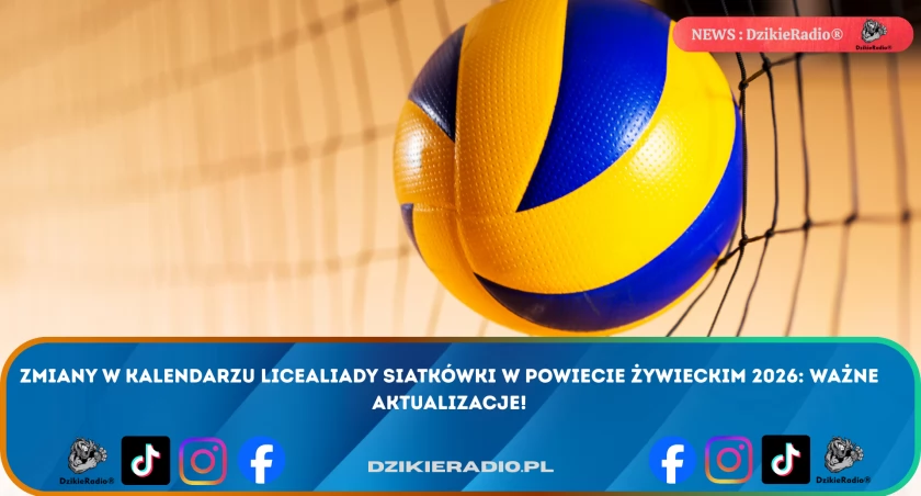 Nowy harmonogram rywalizacji szkolnej. Zmiany w kalendarzu Licealiady w Żywcu