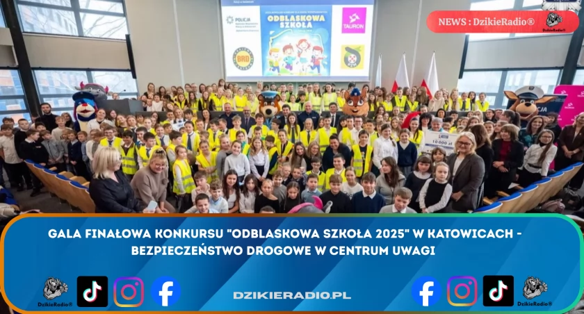 „Śląskie szkoły w blasku odblasków: finał akcji „Odblaskowa Szkoła 2025””