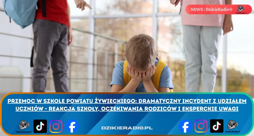 Poważny incydent w szkole powiatu żywieckiego – śledztwo w toku