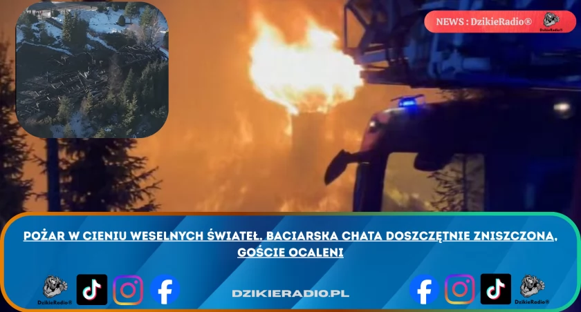 Dramatyczny pożar w górskim kompleksie Kocierz: szybka ewakuacja i bohaterstwo strażaków.