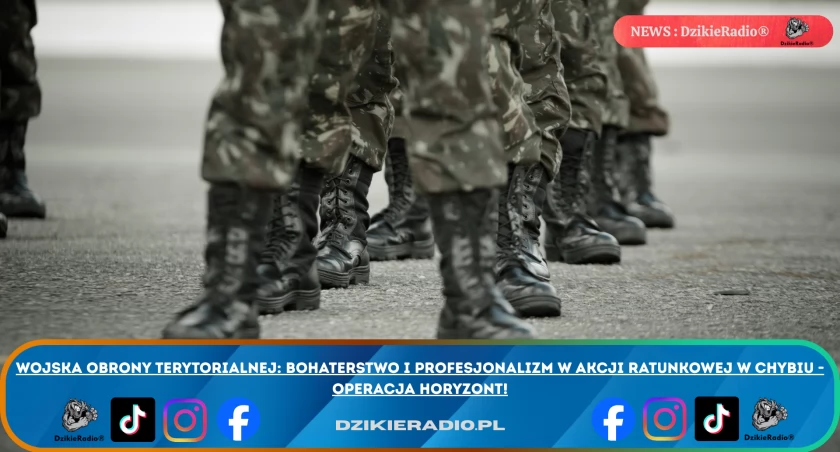 Wojska Obrony Terytorialnej - Bohaterska Akcja Ratunkowa w Pociągu na Stacji w Chybiu.