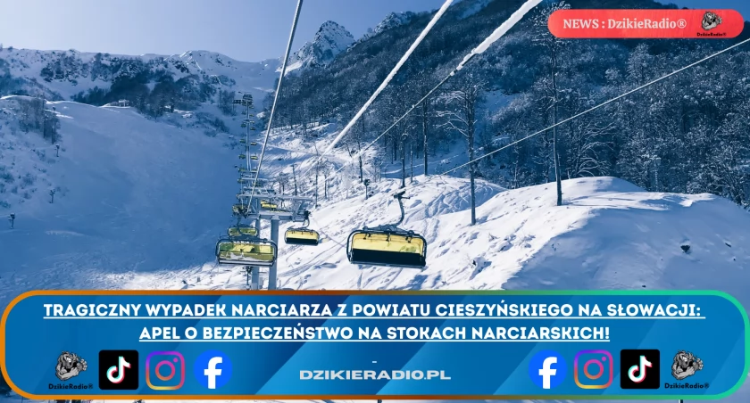 Tragiczny wypadek narciarza z powiatu cieszyńskiego na stoku w Jasnej. Szczegóły akcji ratunkowej i apel o bezpieczeństwo na Słowacji.