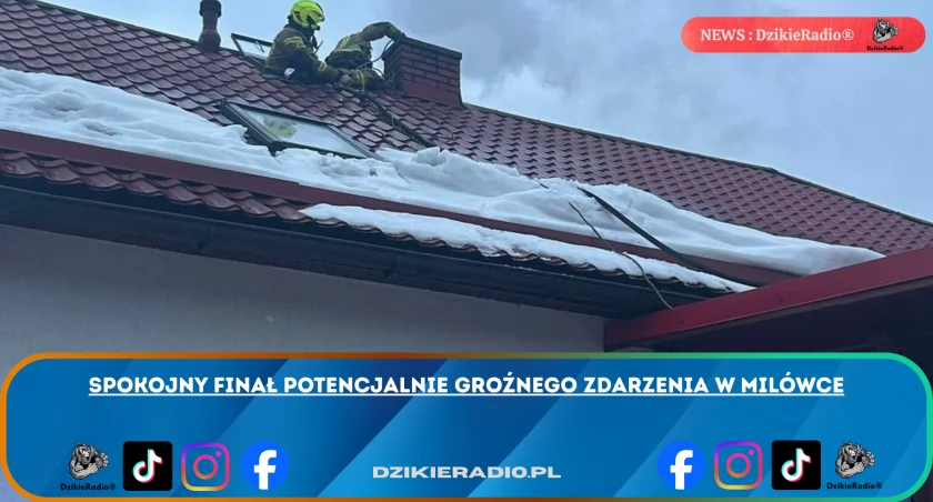 Spokojny finał potencjalnie groźnego zdarzenia w Milówce