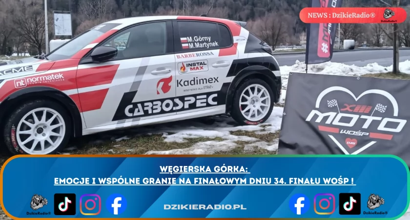 Finał WOŚP w Węgierskiej Górce: Wspólne granie pełne emocji i solidarności.