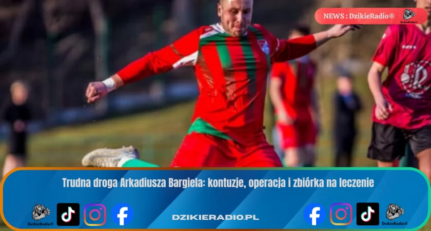 Arkadiusz Bargiel walczy o powrót na boisko po ciężkiej kontuzji kolana