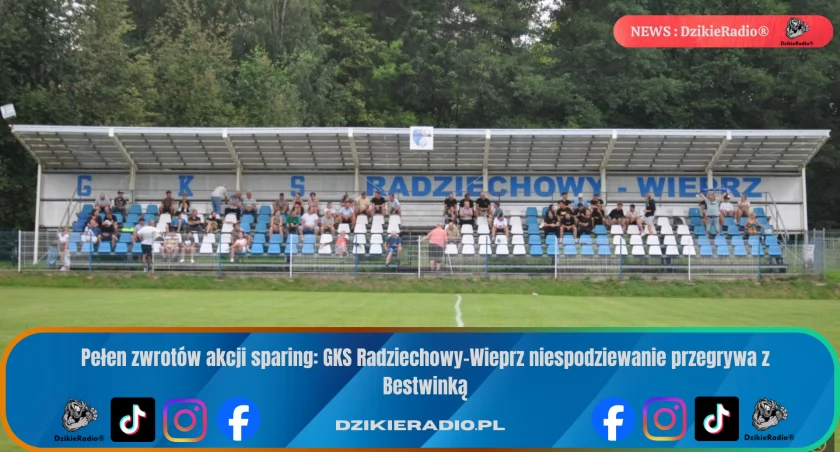 Zacięta bitwa na boisku: Bestwinka pokonuje GKS Radziechowy-Wieprz w ostatnich sekundach