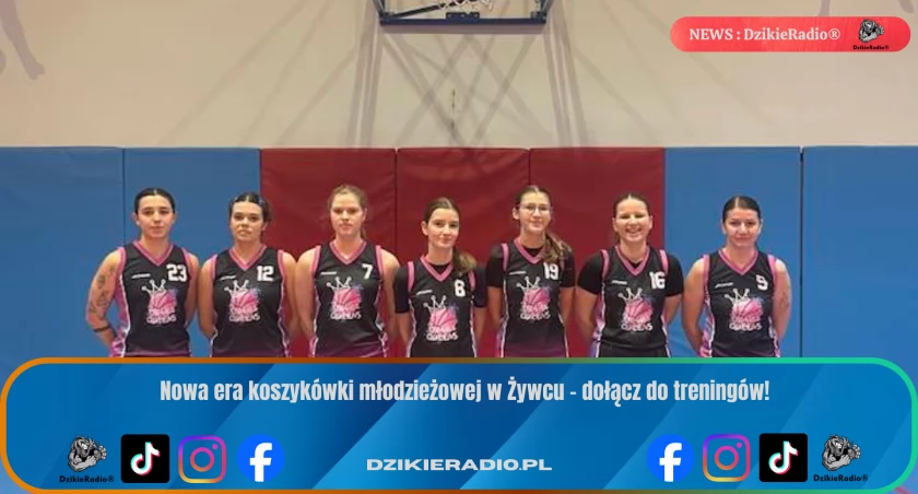 Młodzi koszykarze mają swój nowy dom w Żywcu! Sprawdź szczegóły zajęć
