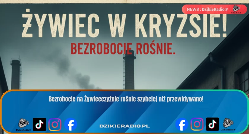 Rynek pracy na Żywiecczyźnie w kryzysie — bezrobocie rośnie we wszystkich gminach