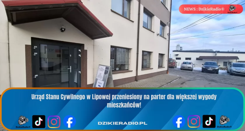 Urząd Stanu Cywilnego w Lipowej przeniesiony na parter dla większej wygody mieszkańców