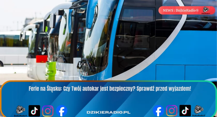 Bezpieczne ferie na Śląsku: Policja intensyfikuje kontrole autokarów