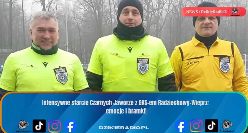 Szalone sparingowe starcie! Czarni Jaworze i GKS Radziechowy-Wieprz grają na pełnych obrotach