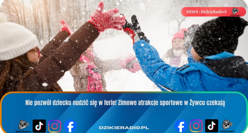 Zimowe ferie w Żywcu: sport, pływanie i szachy dla dzieci i młodzieży