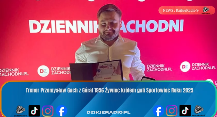 Niezwykły sukces trenera z Żywca na gali Sportowiec Roku 2025!
