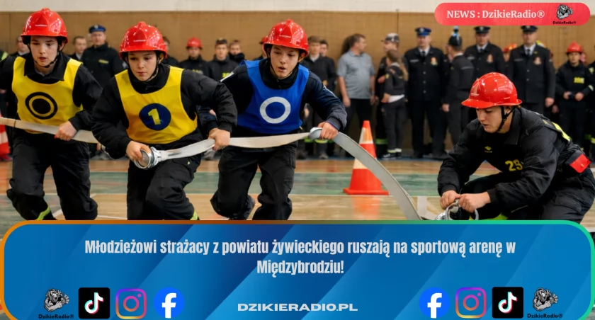 Młodzi bohaterowie na start! Halowe zawody strażackie w Międzybrodziu Żywieckim