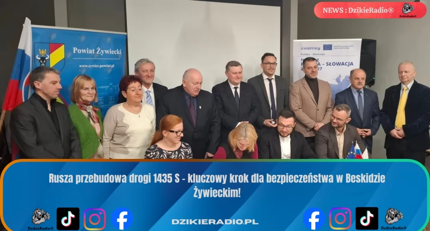 Przebudowa drogi powiatowej w Beskidzie Żywieckim rusza z kopyta