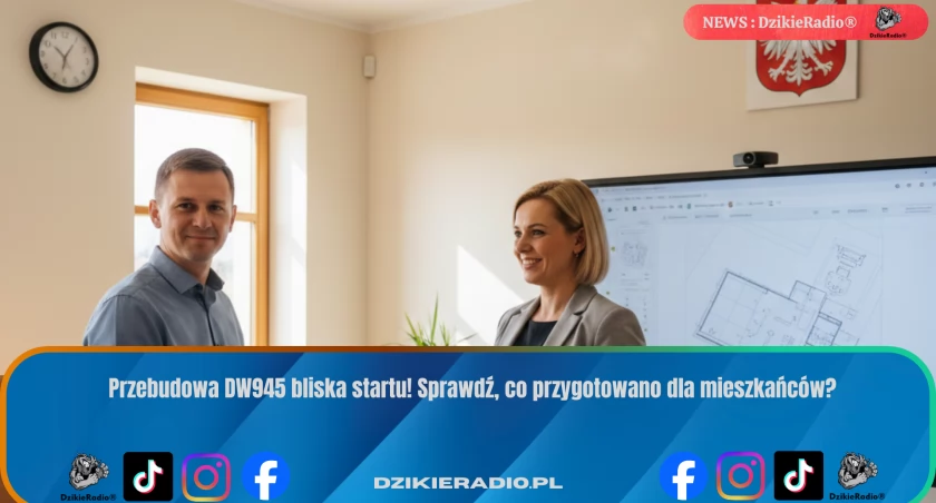 Koncepcja przebudowy DW945 na etapie konsultacji – co czeka mieszkańców?