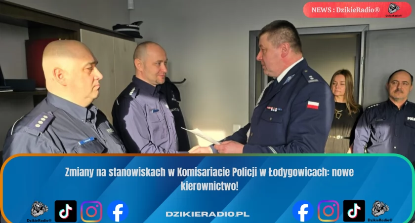 Zmiany na stanowiskach w Komisariacie Policji w Łodygowicach: nowe kierownictwo