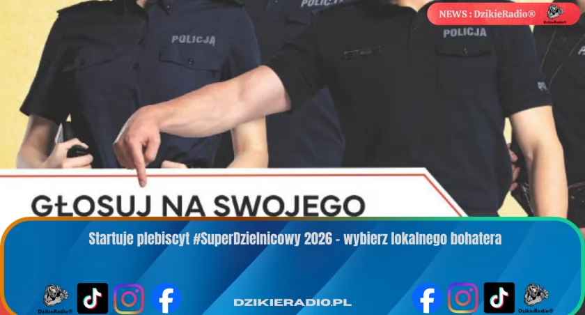 Startuje plebiscyt #SuperDzielnicowy 2026 – wybierz lokalnego bohatera