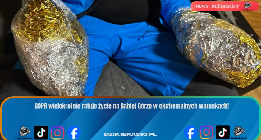 Trzy dramatyczne akcje GOPR na Babiej Górze w jednym weekend