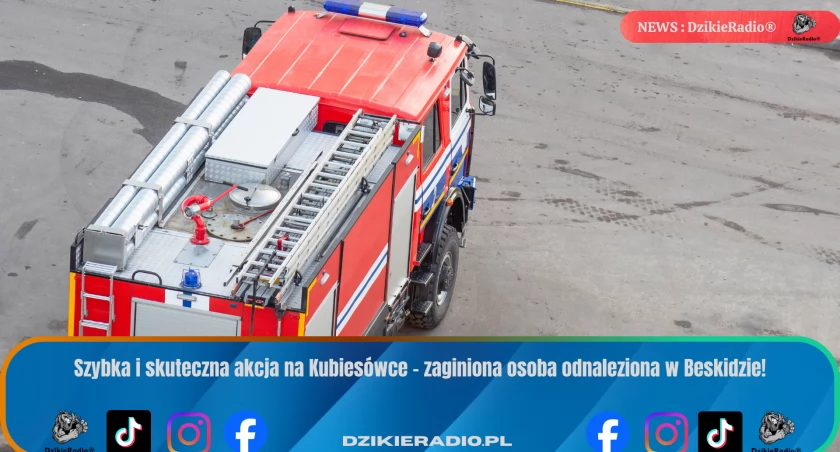 Nocna akcja ratunkowa na Kubiesówce: szybkie odnalezienie zaginionej osoby