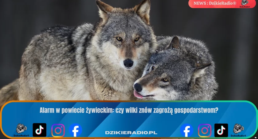 Wiosenne zagrożenie w powiecie żywieckim: wilki wracają do lasów i łąk