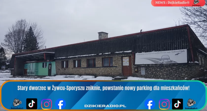Koniec pewnej ery w Żywcu: zburzą niszczejący dworzec i stworzą miejsce dla kierowców
