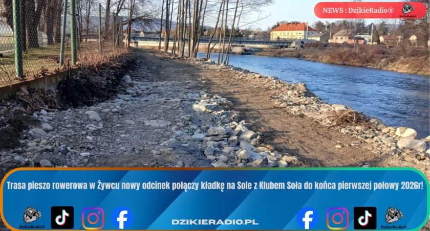 Nowy etap rozbudowy tras pieszo-rowerowych w Żywcu – bezpieczniej i bardziej ekologicznie.