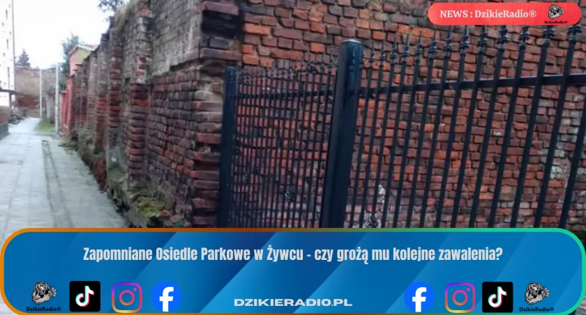 Stan muru przy Parkowym Osiedlu w Żywcu - czy miasto o nim zapomniało?