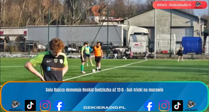 Wysokie zwycięstwo Soły Rajcza nad Beskidem Godziszka
