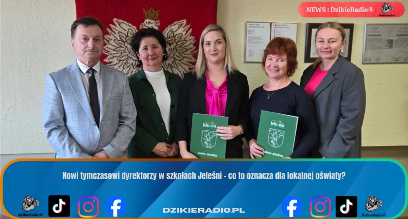 Zmiany kadrowe w szkołach Jeleśni: nowe pełnomocnictwa dyrektorskie od marca