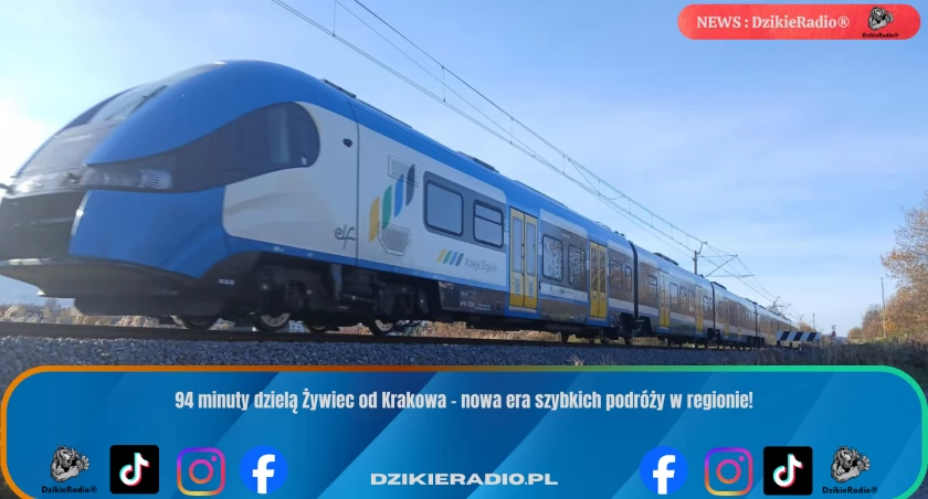 Jak dojechać z Żywca do Krakowa w mniej niż półtorej godziny? Oto sekret!