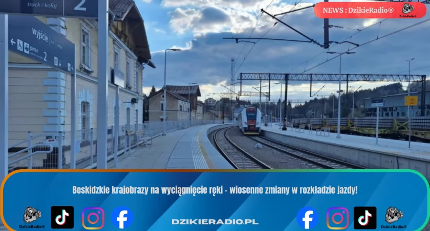 Wiosenna korekta rozkładu: więcej pociągów na trasie Katowice-Zwardoń