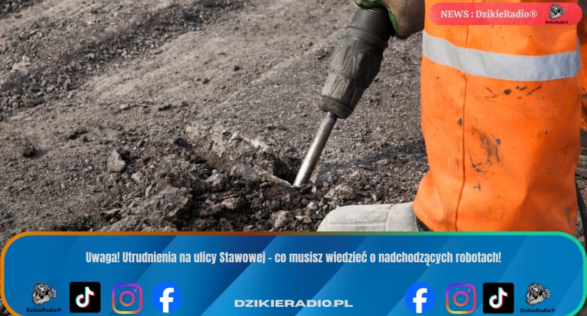 Roboty drogowe na ulicy Stawowej od 10 do 14 marca – przygotuj się na utrudnienia