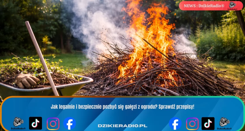 Jak legalnie i bezpiecznie pozbyć się gałęzi z ogrodu? Sprawdź przepisy!