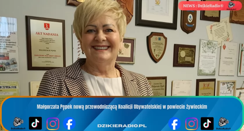 Małgorzata Pępek nową przewodniczącą Koalicji Obywatelskiej w powiecie żywieckim