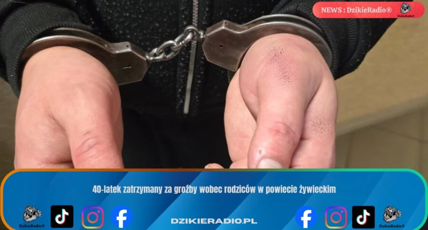 40-latek zatrzymany za groźby wobec rodziców w powiecie żywieckim