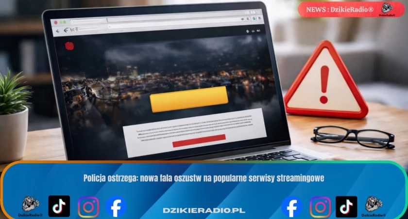 Policja ostrzega: nowa fala oszustw na popularne serwisy streamingowe