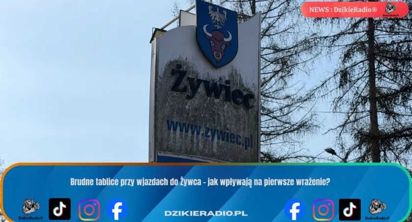 Czystość tablic wjazdowych = lepszy wizerunek Żywca. Prosta recepta na zmiany