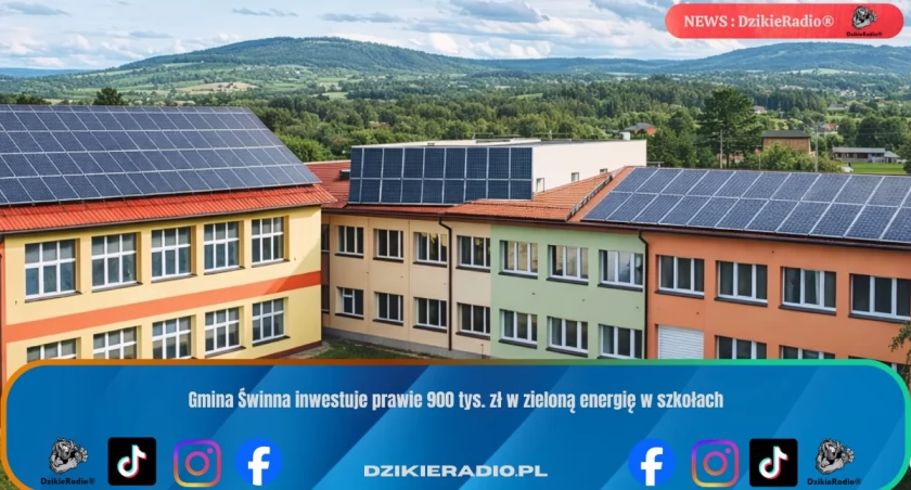 Gmina Świnna inwestuje prawie 900 tys. zł w zieloną energię w szkołach