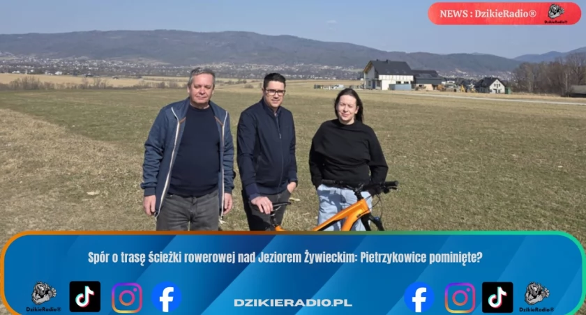Spór o trasę ścieżki rowerowej nad Jeziorem Żywieckim: Pietrzykowice pominięte?