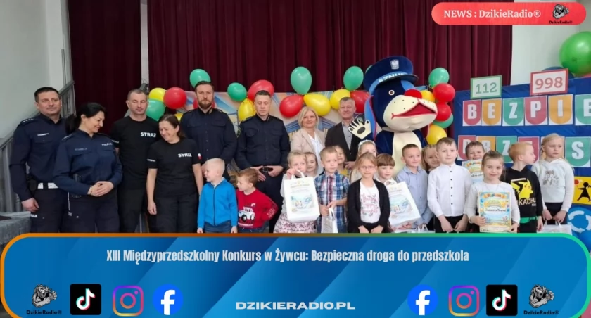 XIII Międzyprzedszkolny Konkurs w Żywcu: Bezpieczna droga do przedszkola