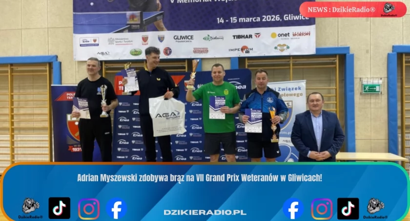 Adrian Myszewski zdobywa brąz na Grand Prix Weteranów w Gliwicach