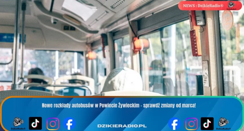Nowe rozkłady autobusów w Powiecie Żywieckim - sprawdź zmiany od marca!