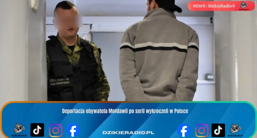 Deportacja obywatela Mołdawii po serii wykroczeń w Polsce
