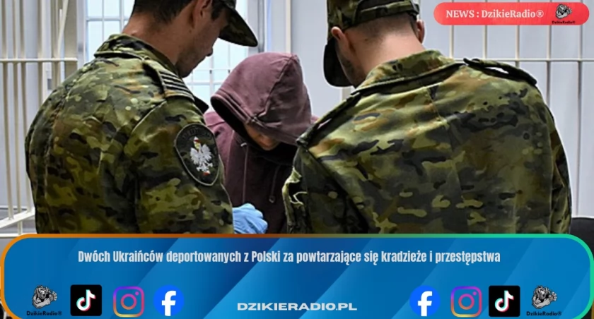 Dwóch Ukraińców deportowanych z Polski za powtarzające się kradzieże i przestępstwa